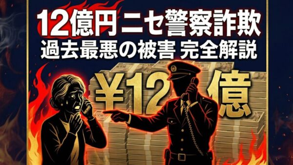 【過去最悪】愛媛で12億円被害！ニセ警察詐欺の手口と銀行口座売買の罪｜警察官を名乗る罪・対策・被害時対応を完全解説