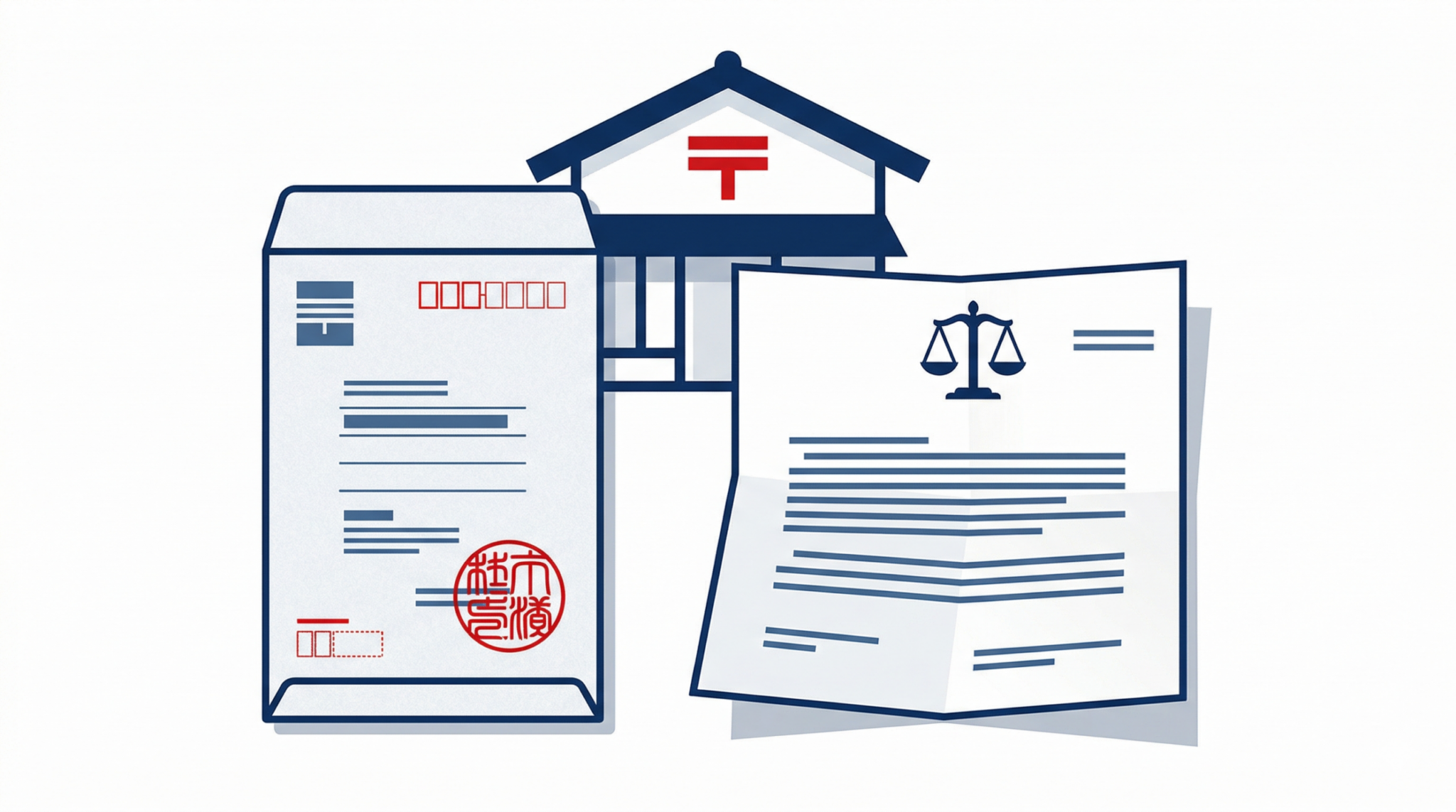 敷金返還請求の内容証明郵便イメージ