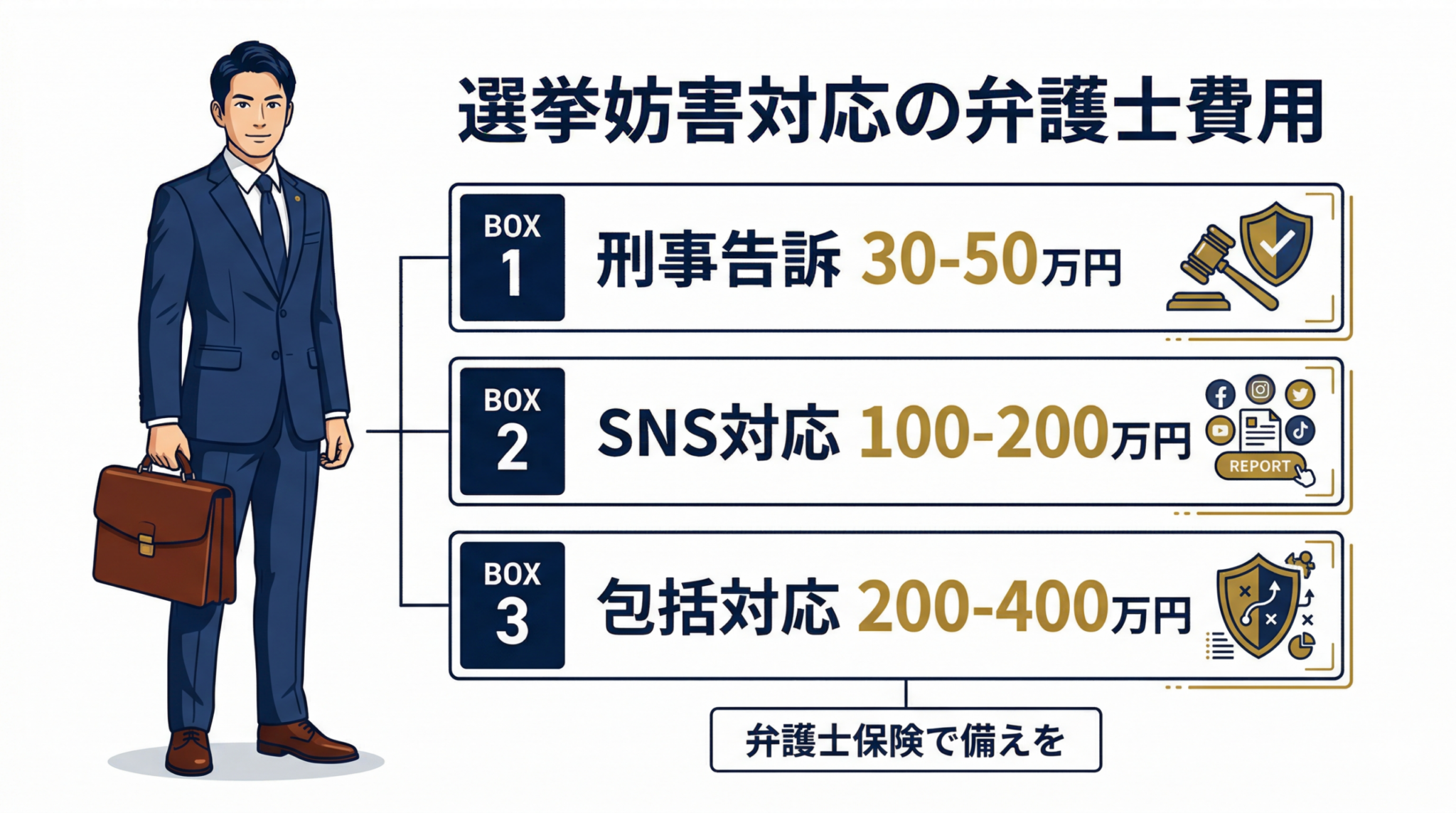 選挙妨害被害時の弁護士相談タイミングと費用相場