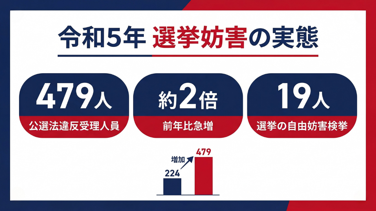 2025年参議院選挙における選挙妨害の実態と統計
