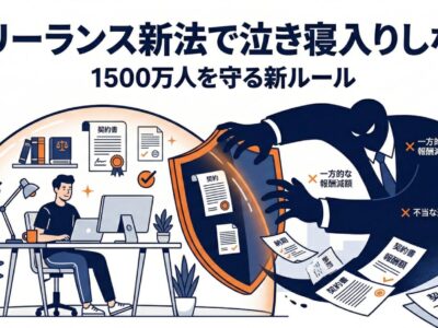 【2026年最新】フリーランス新法で泣き寝入りしない完全ガイド｜小学館・光文社への実名勧告に学ぶ違反事例・申出窓口・報酬回収の全手順