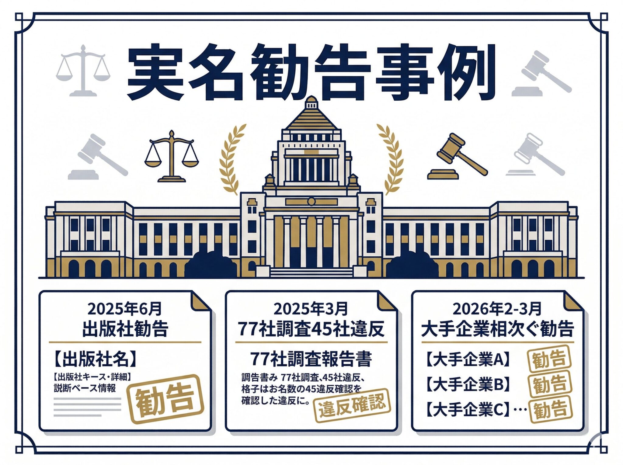 フリーランス新法で実名勧告を受けた企業事例