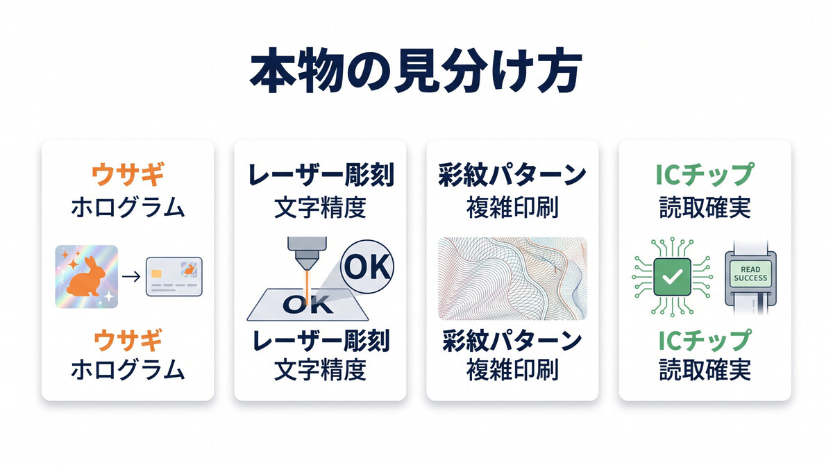 偽造マイナンバーカード 見分け方 ウサギ ICチップ レーザー 河野太郎
