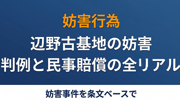 「正義の抗議」がどこから犯罪に変わるのか。辺野古で活動家が問われた罪、食らった刑、払わされた金のすべて