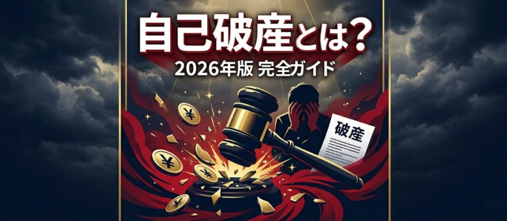 【2026年急増トレンド】自己破産とは？会社破産との違い・費用・流れ・法テラス活用まで完全解説｜破産する前に知っておきたいこと