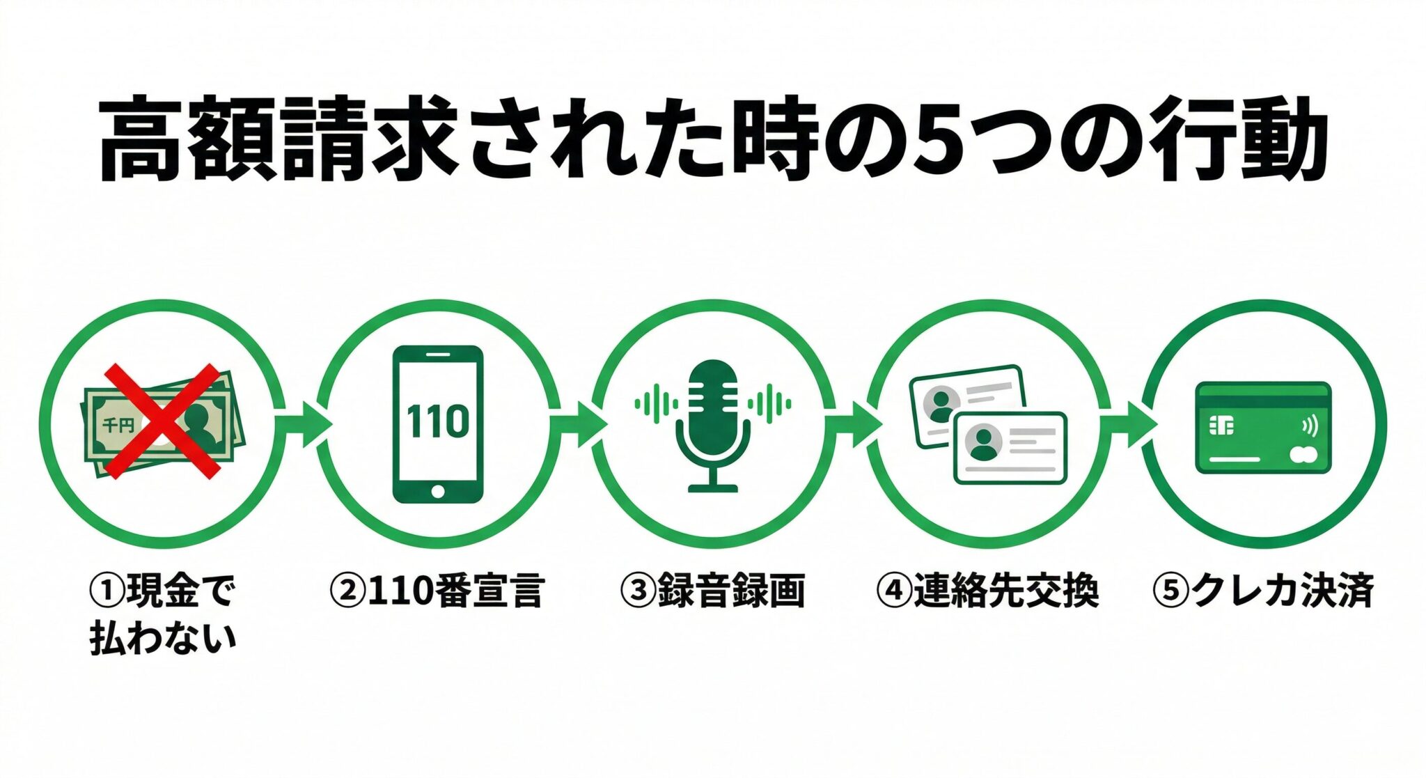 ぼったくりバーで高額請求されたときの正しい対処法のイメージ