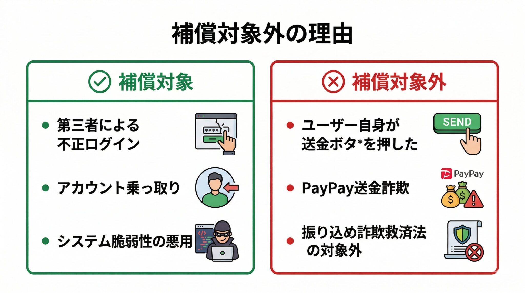 PayPay補償制度が効かない理由