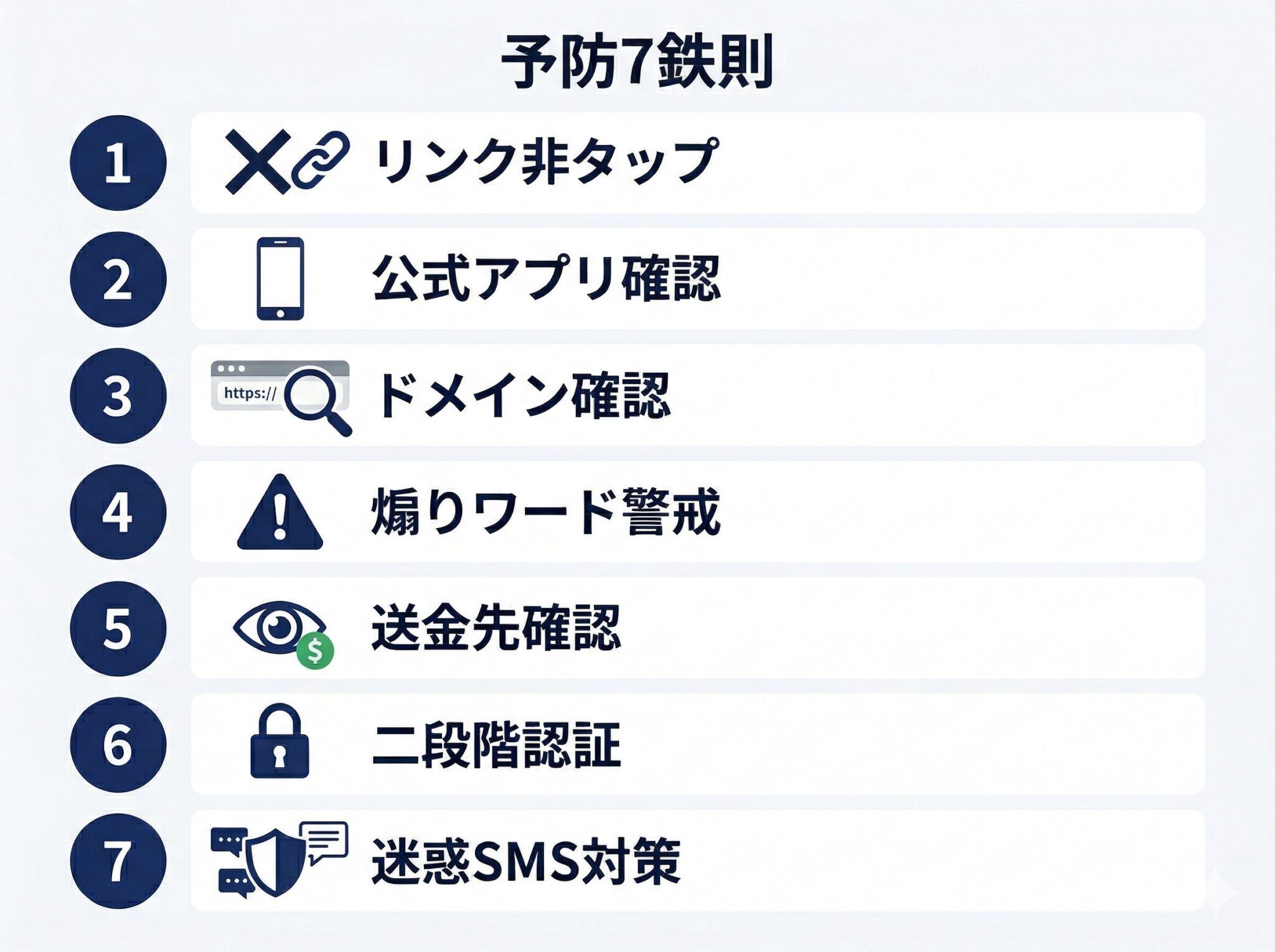 PayPay詐欺予防の7つの鉄則