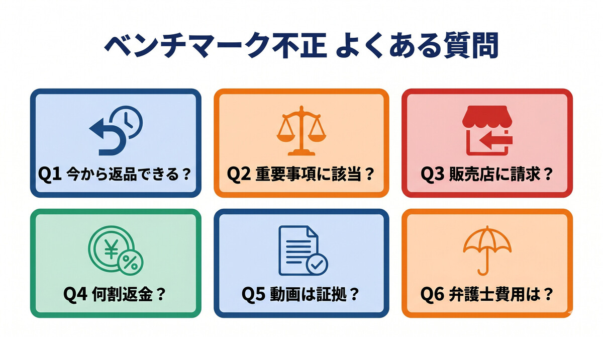 ベンチマーク不正 よくある質問
