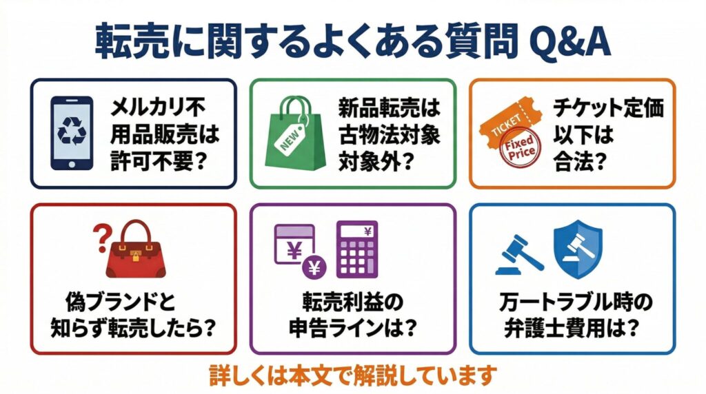 転売ヤーに関するよくある質問