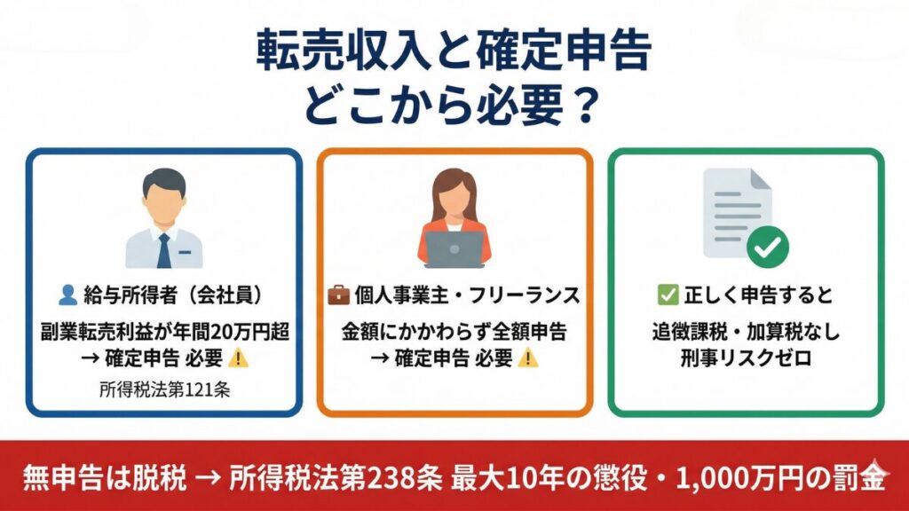 転売åå
¥ãšç¢ºå®ç³åã®åºæºã瀺ããå³è§£