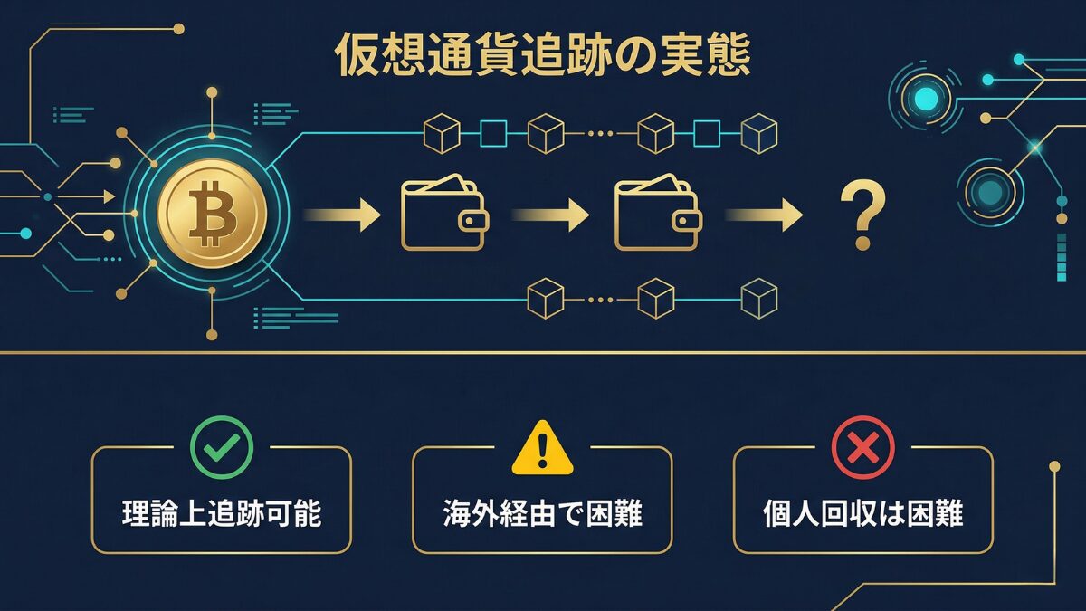 仮想通貨追跡と返金可能性の実務