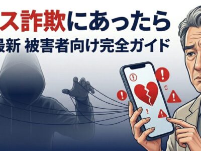 【被害者向け完全ガイド】ロマンス詐欺にあったら｜警察通報・仮想通貨追跡・返金請求の手順を2026年最新版で解説