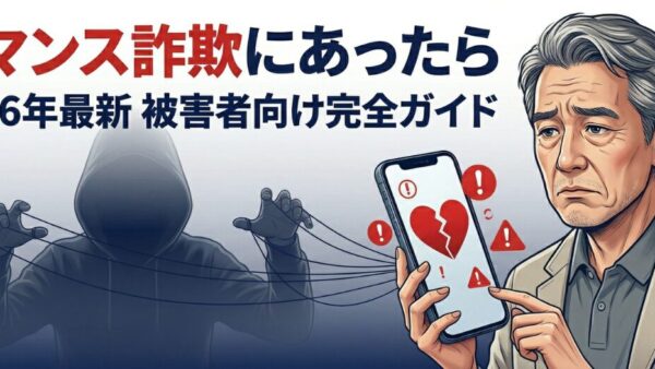 【被害者向け完全ガイド】ロマンス詐欺にあったら｜警察通報・仮想通貨追跡・返金請求の手順を2026年最新版で解説