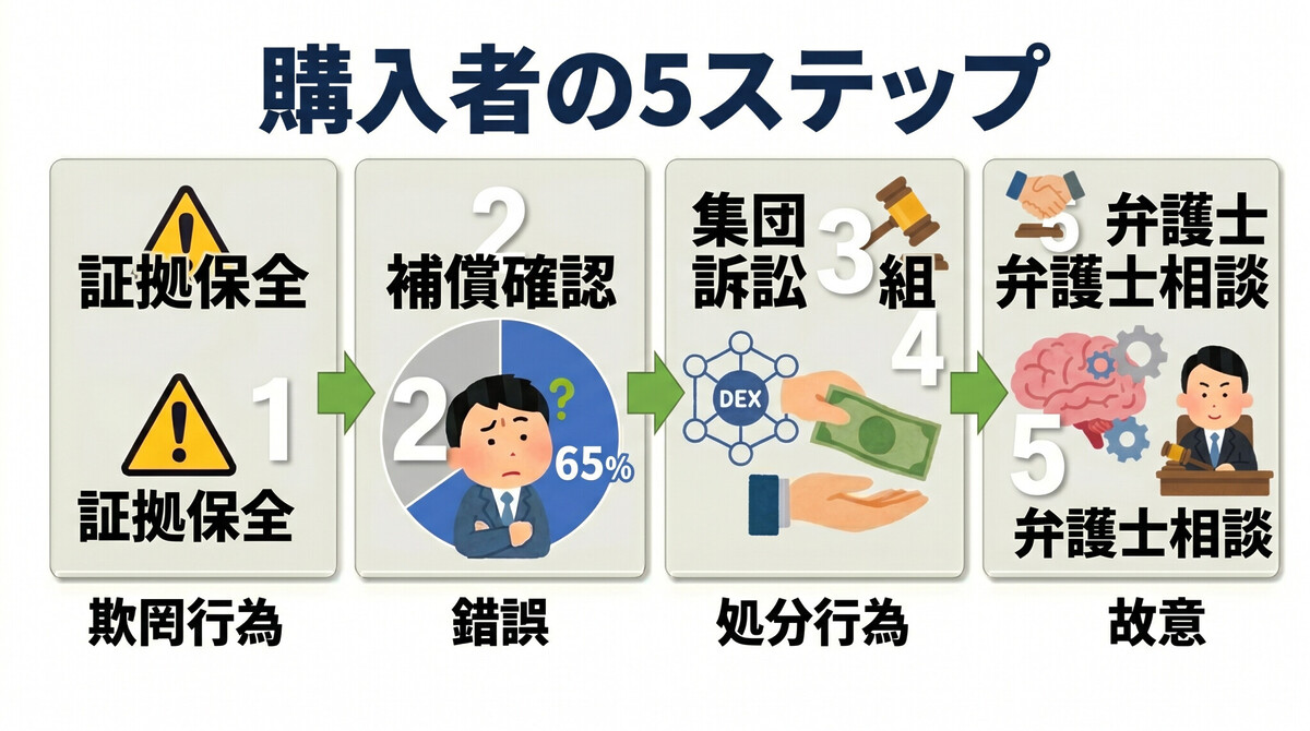 サナエトークン購入者が取れる5つの選択肢 証拠保全 運営補償 集団訴訟 警察 金融庁