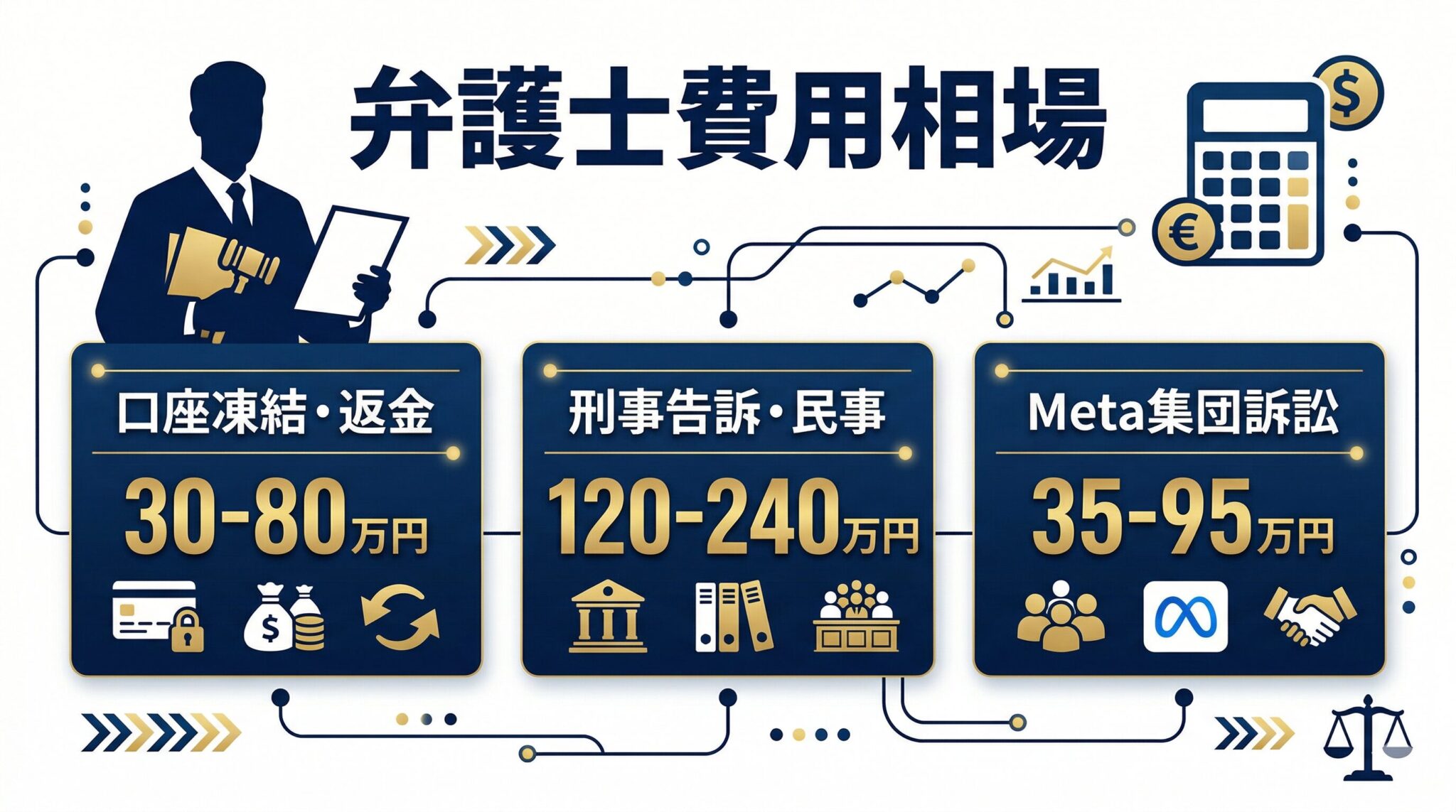 SNS投資詐欺関連の弁護士費用相場