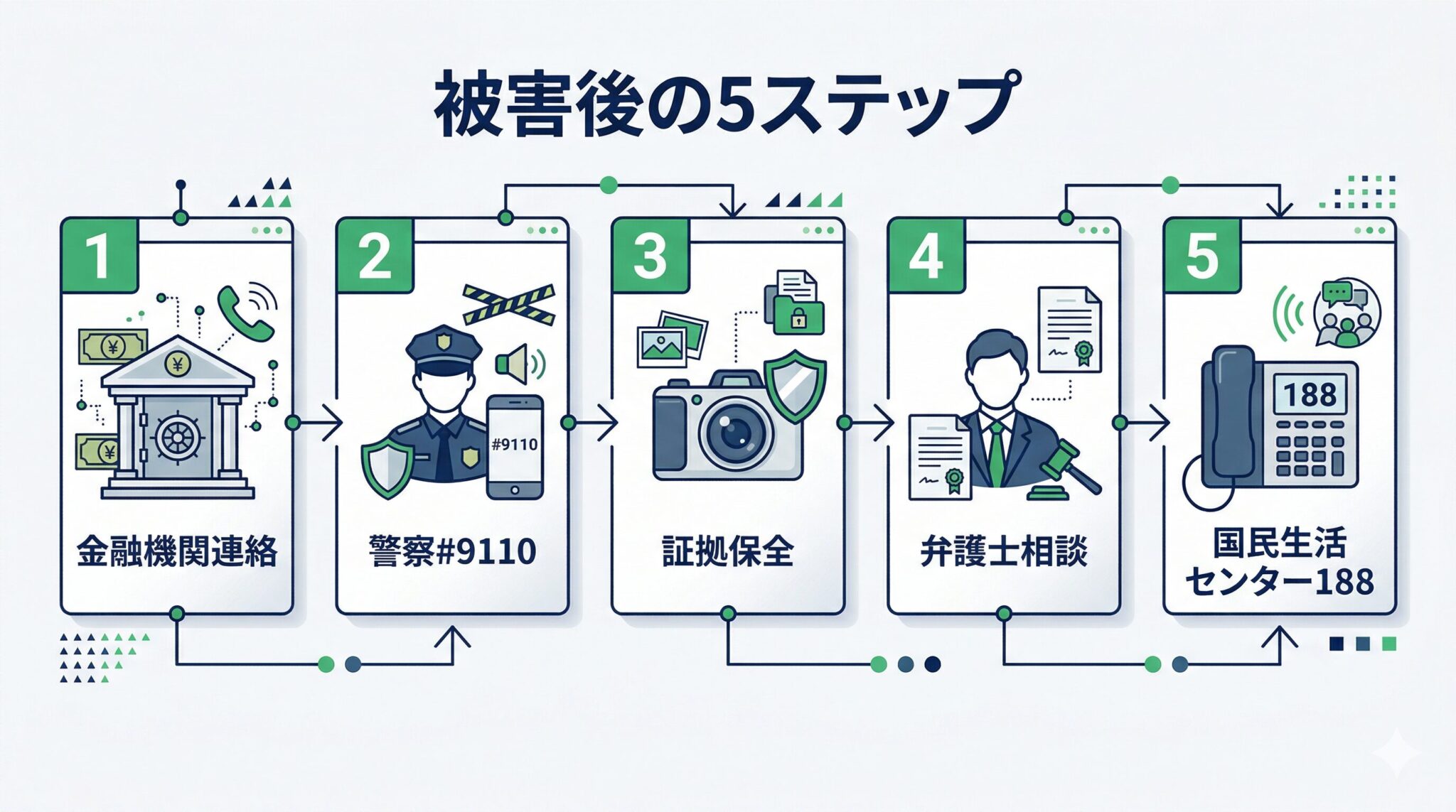 SNS投資詐欺被害時の緊急対応5ステップ