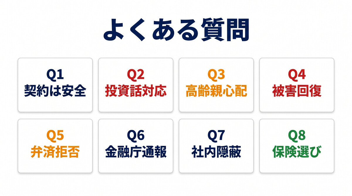 FAQ ソニー生命 プルデンシャル 保険 詐欺 被害 救済 弁護士