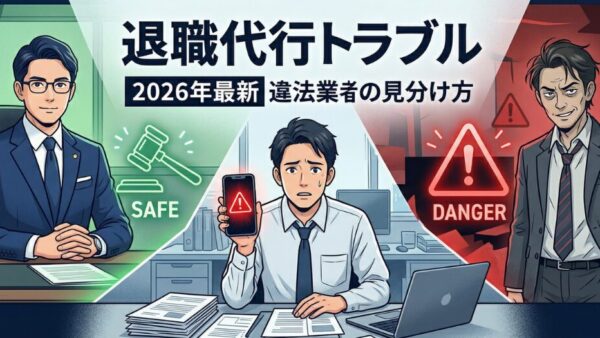 【2026年最新】退職代行トラブル急増中｜違法業者の見分け方と損害賠償リスクを完全解説