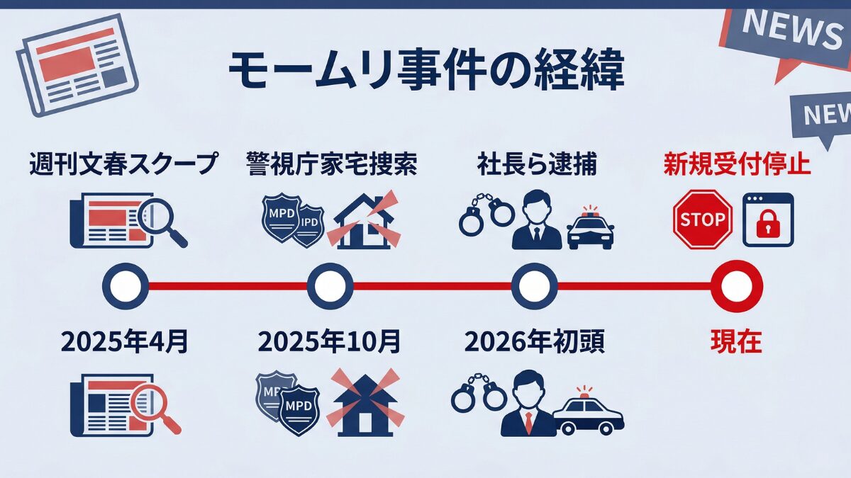 退職代行モームリ事件の経緯