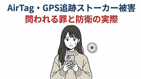AirTag・GPS追跡ストーカーで問われる罪、2025年改正ストーカー規制法と被害者の防衛策