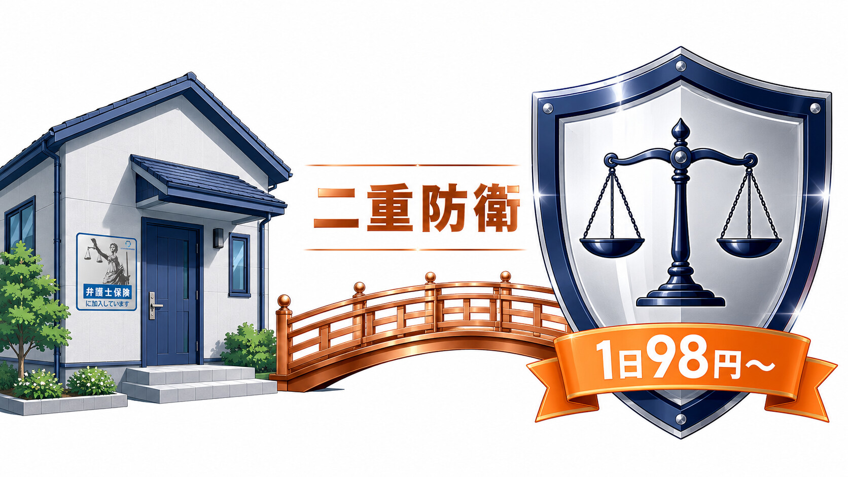 弁護士保険ミカタ リーガルステッカー 空き家 1日98円 家族特約 心理的抑止