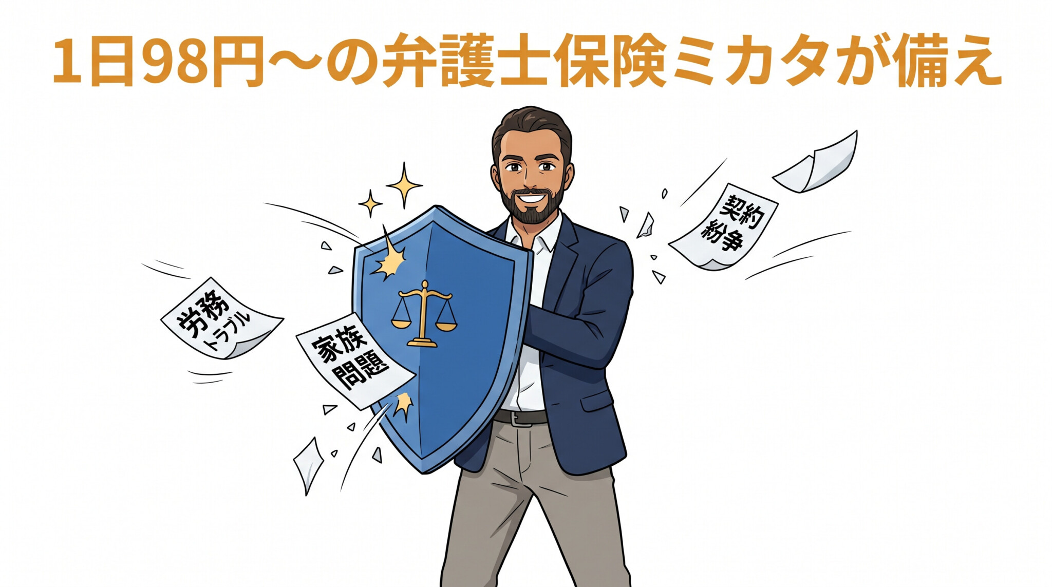弁護士保険ミカタ 外国人 在留資格 トラブル 備え 1日98円