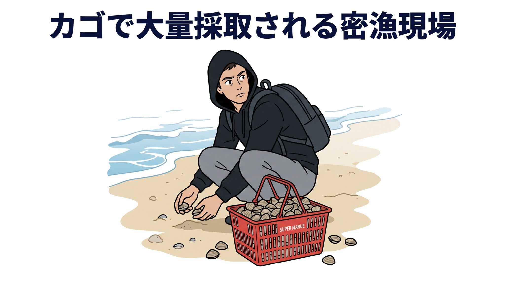 茨城 ハマグリ 密漁 ベトナム人グループ 後藤たけし X拡散
