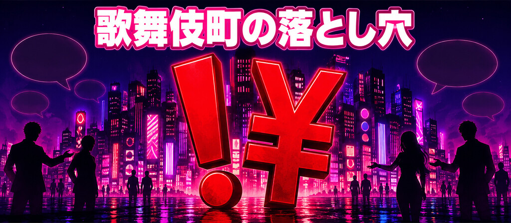 歌舞伎町でぼったくり被害に遭ったら?「水だけ63万円」「テキーラ1杯3,000円」最新手口と警察・弁護士で戦う完全防衛マニュアル
