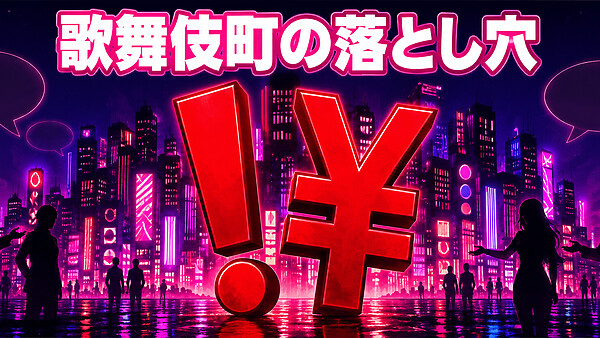 歌舞伎町でぼったくり被害に遭ったら?「水だけ63万円」「テキーラ1杯3,000円」最新手口と警察・弁護士で戦う完全防衛マニュアル