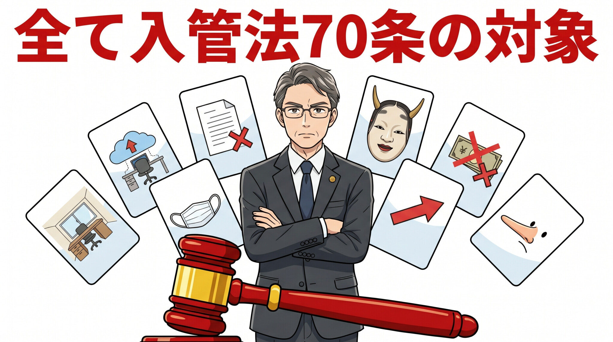 経営・管理ビザ 違反 7つのケース ペーパーカンパニー 名義貸し 虚偽申請