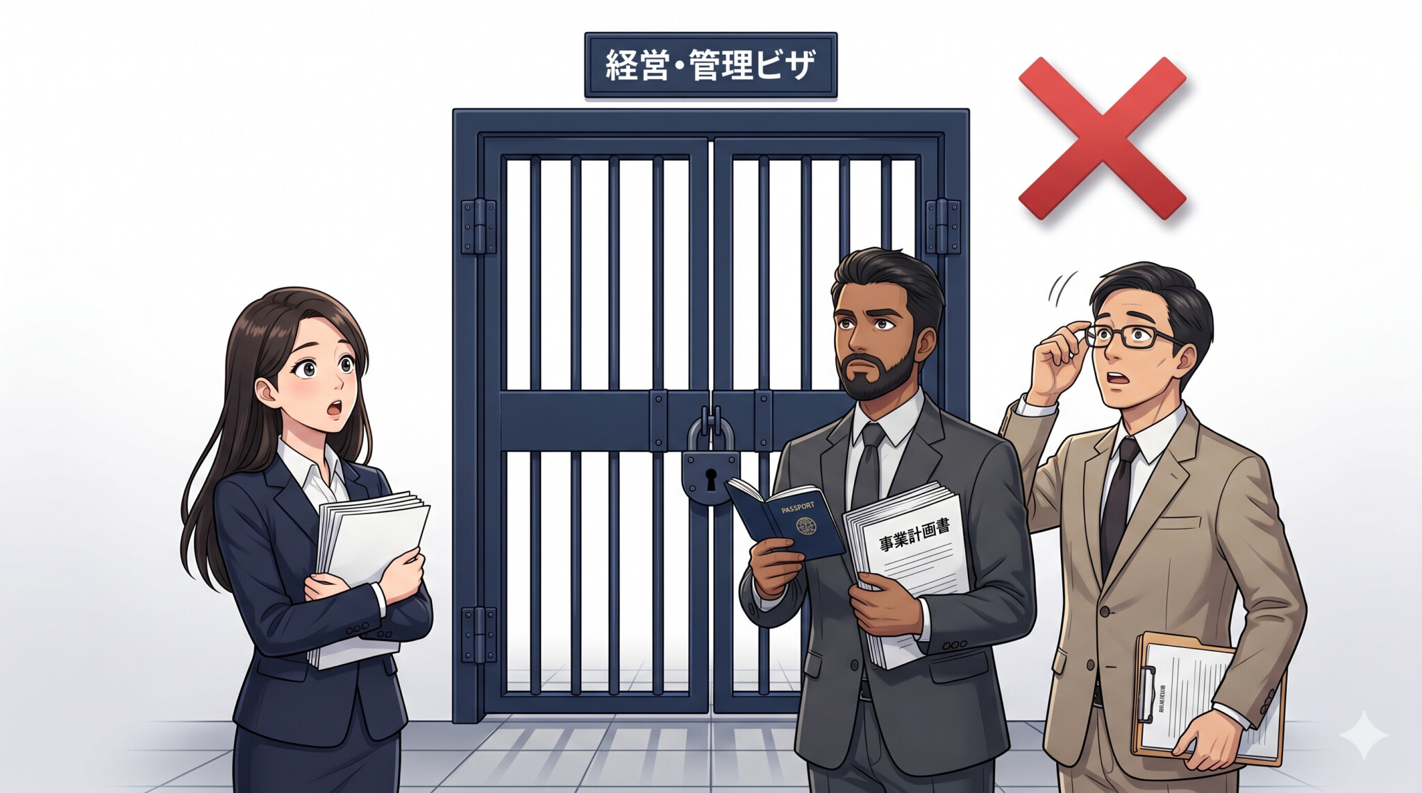 経営・管理ビザ 新規申請 96%減 1700件 70件 激減