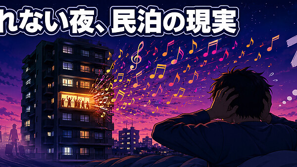 民泊の騒音被害で眠れない、業者にどう対応させる?違法民泊の見抜き方と通報・損害賠償・外国人オーナー対応の完全マニュアル