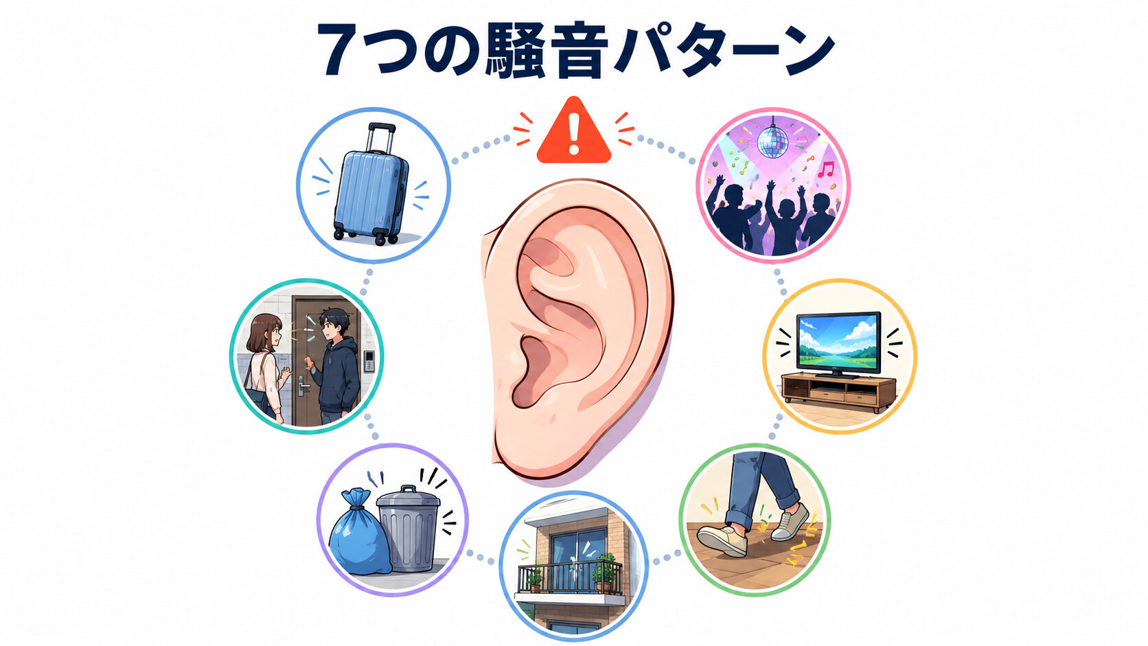 民泊 騒音 実態 スーツケース 深夜 外国人 ゲスト パーティー トラブル