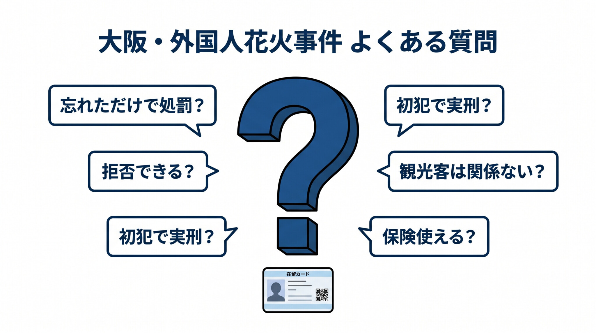 大阪 外国人 花火 身分証拒否 よくある質問