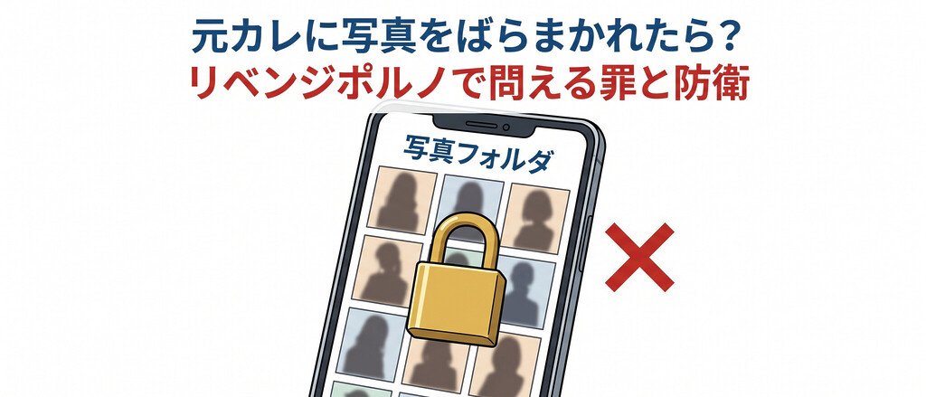 元カレ・元カノに写真をばらまかれたら?リベンジポルノ防止法とストーカー規制法で問える罪と削除・賠償の手順