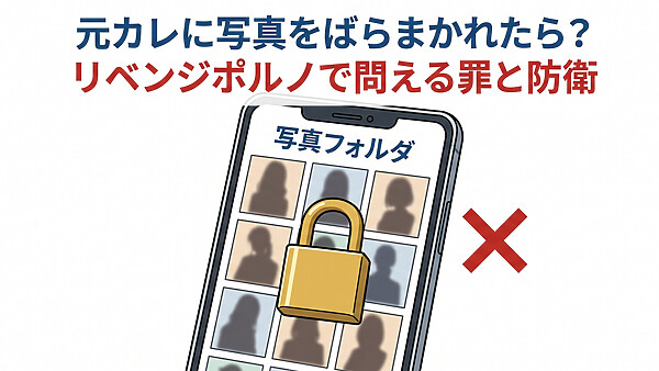 元カレ・元カノに写真をばらまかれたら?リベンジポルノ防止法とストーカー規制法で問える罪と削除・賠償の手順