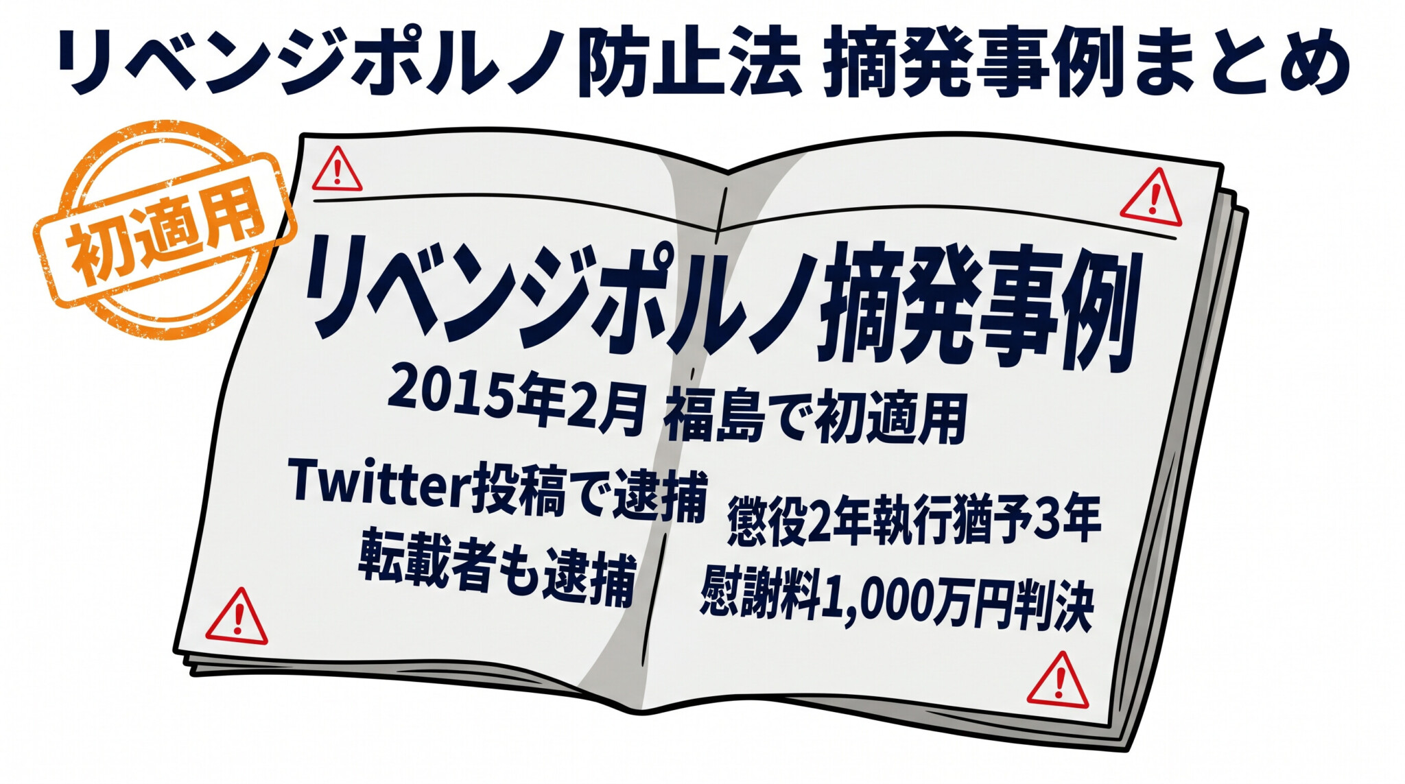 リベンジポルノ 摘発事例 判例 逮捕 2015 2016