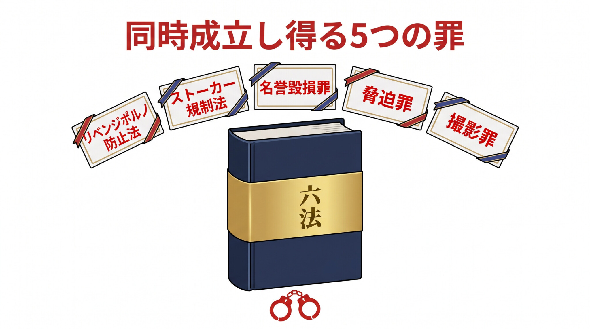 リベンジポルノ 刑事罪 ストーカー規制法 名誉毀損 脅迫罪 撮影罪