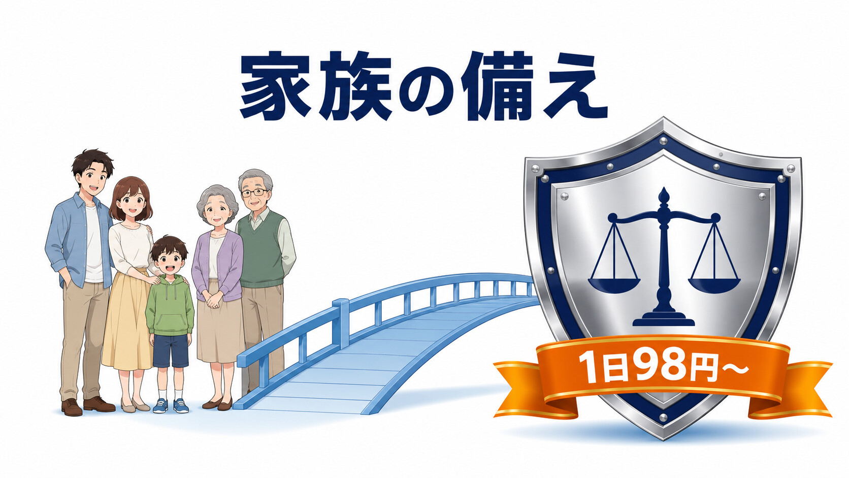 弁護士保険ミカタ 線路立ち入り 家族 認知症 1日98円 家族特約
