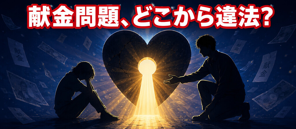 宗教の献金はどこから違法?2023年不当寄附勧誘防止法でついに線引き、家族がハマっている人がやるべき防衛と相談先