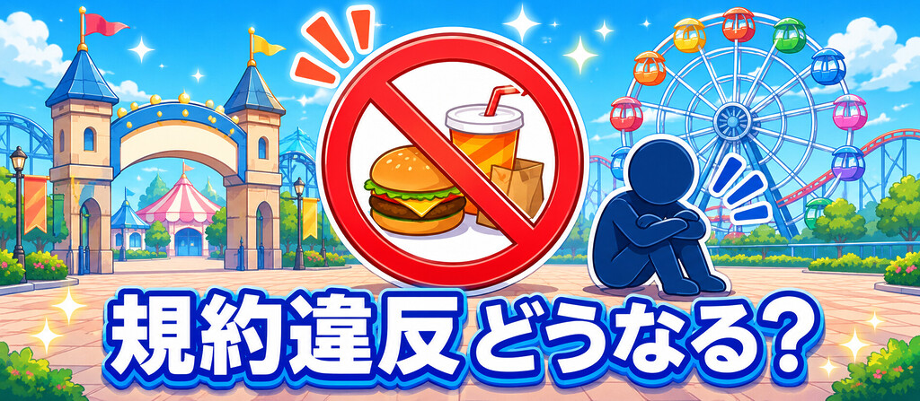 ディズニーシーで飲食物を持ち込んで座り込むとどんな問題になるのか?テーマパークの規約違反と施設管理権・退場や入園拒否の法的根拠・マナー摩擦の建設的な解決法